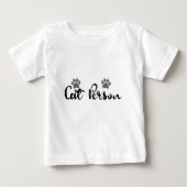 Cat Person Typografie Art (Voorkant)