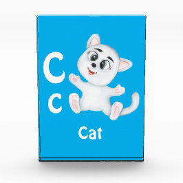 Cat personaliseer ABC: Letter C - Jouw namen toevo Fotoblokken