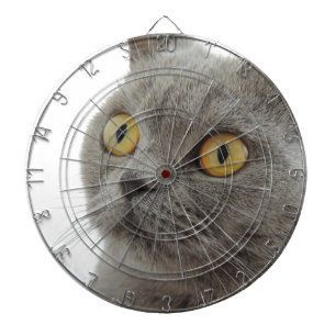 Cat Pet Animal Grumpy Frown Peace Love Destiny Dartbord