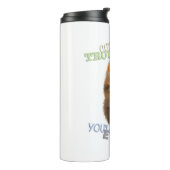 Cat Pet Cuttest Trouble Maker Leuk Schattig Grappi Thermosbeker (Gedraaid links)