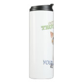 Cat Pet Cuttest Trouble Maker Leuk Schattig Grappi Thermosbeker (Gedraaid links)