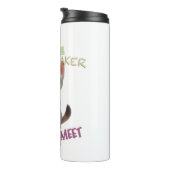 Cat Pet Cuttest Trouble Maker Leuk Schattig Grappi Thermosbeker (Geroteerd rechts)