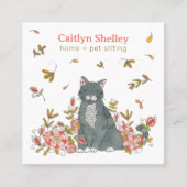 Cat Pet en Home Sitting Visitekaartje (Voorkant)