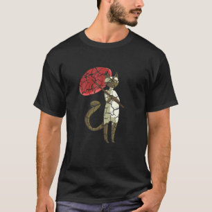 Cat Pet Owner Kitten Kat Siamese Distress T-shirt