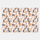 Cat Pet Pattern-cadeau voor cartoon Inpakpapier Vel (Voorkant 2)