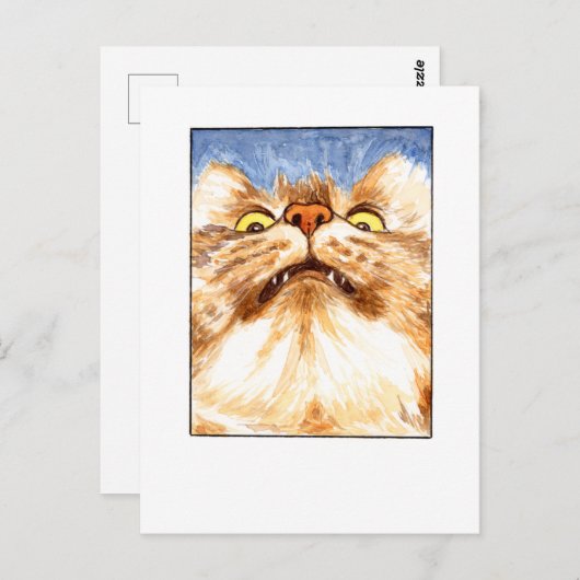 Cat Pet Selfie- DNM Briefkaarten (Voorkant / Achterkant)