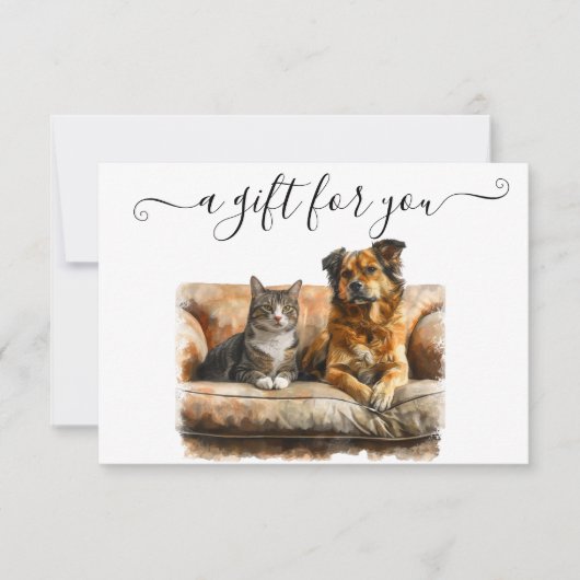 Cat Pet Sitting Walking (Voorkant)