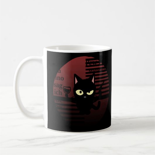 Cat Pew Pew Madafaca  Crazy Cat Funny Graph Koffiemok (Links)