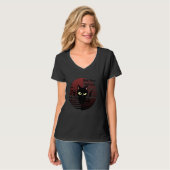 Cat Pew Pew Madafaca Crazy Cat Funny Graph T-shirt (Voorkant volledig)