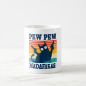 Cat Pew Pew Madafakas Crazy Cat Pistool Koffiemok (Center)