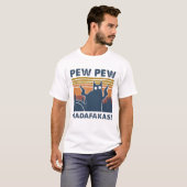 Cat Pew Pew Madafakas  T-shirt (Voorkant volledig)