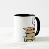 Cat Philosophy Large Ringer Mok (Voorkant rechts)