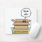 Cat Philosophy Mousepad Muismat (Met muis)