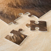 Cat Photo Afbeelding Gepersonaliseerde Sjabloon Legpuzzel (Zijkant)