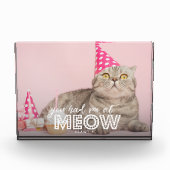 Cat Photo Block | Je had me 's ochtends Fotoblokken (Voorkant)