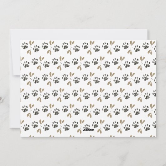 Cat Photo Brush Script Snowy MEOWY CHRISTMAS Feestdagenkaart (Achterkant)