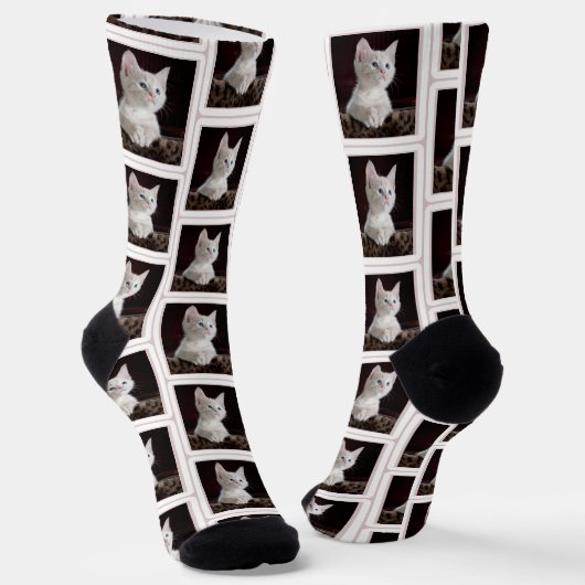 Cat Photo Lover Fun Socks Sokken (Gebogen)