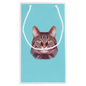 Cat Photo Portrait Klein Cadeauzakje (Achterkant)