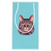 Cat Photo Portrait Klein Cadeauzakje (Voorkant)