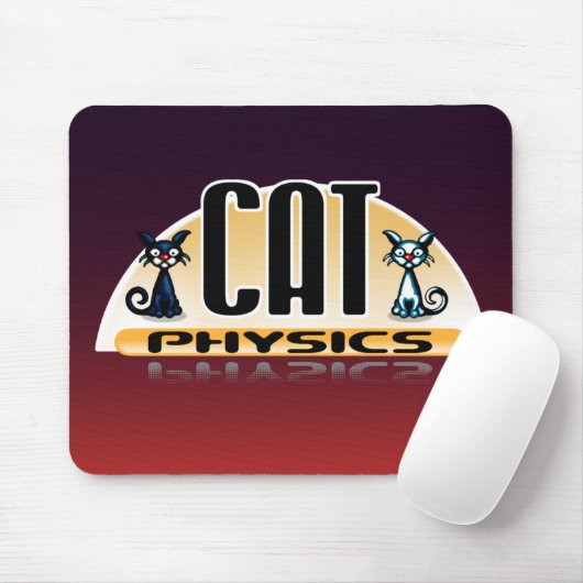 Cat Physics Mousepad Muismat (Met muis)