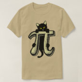 Cat Pi leraar student kat overs Gift Pi Day T-shirt (Design voorkant)
