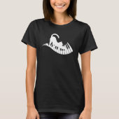 Cat Piano Music   2 T-shirt (Voorkant)