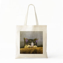 Cat Pictur-Canvas tas