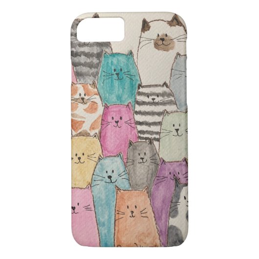 Cat Pile Case-Mate iPhone Case (Achterkant)