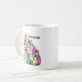 Cat Pile Coffee Cup Koffiemok (Voorkant links)