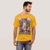 Cat Pile T-shirt (Voorkant volledig)