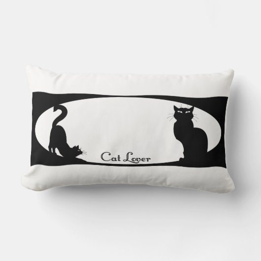Cat Pillow Fun Cat Lover Gifts and Decor Kussen (Voorkant)