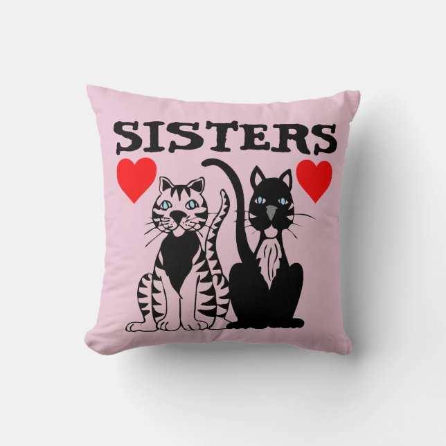 CAT-PILLOW VAN SISTERS VOOR ZISTER KUSSEN (Voorkant)