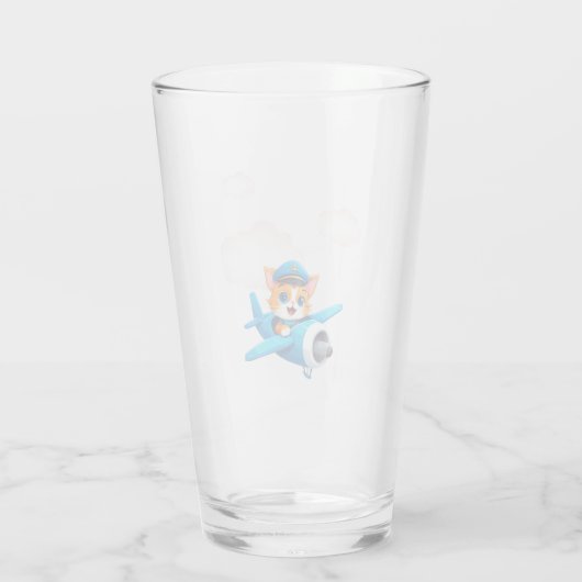 Cat Pilot Glas (Achterkant)