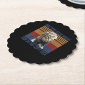 Cat Pilot Mike Echo Oscar Whisky Costume Gift Kartonnen Onderzetters (Gekanteld)