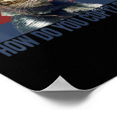 Cat Pilot Mike Echo Oscar Whisky Costume Gift Poster (Hoek)