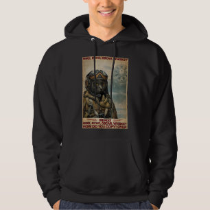Cat Pilot Mike Echo Oscar Whisky Hoe doe je dat? Hoodie