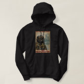Cat Pilot Mike Echo Oscar Whisky Hoe doe je dat? Hoodie (Design voorkant)