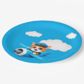 Cat Pilot Papieren Bordje (Gekanteld)