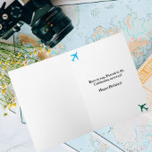 Cat Pilot & Vliegtuig, Cool Funny Aviation Verjaar Kaart