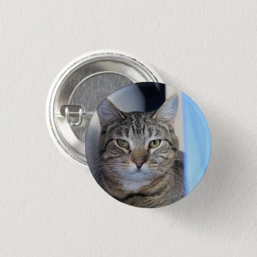 Cat Ping Pong Ball Ronde Button 3,2 Cm (Voorkant /achterkant)