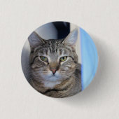 Cat Ping Pong Ball Ronde Button 3,2 Cm (Voorkant)
