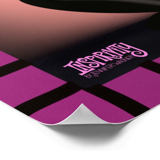 Cat Pink Fun Halloween Inspirivity Classroom Poster (Hoek)