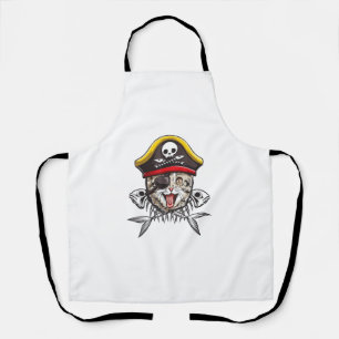 Cat Pirate Captain Mannen Jolly Roger Vlag Schedel Schort
