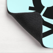 Cat Pirate Mousepad Muismat (Hoek)