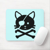 Cat Pirate Mousepad Muismat (Met muis)