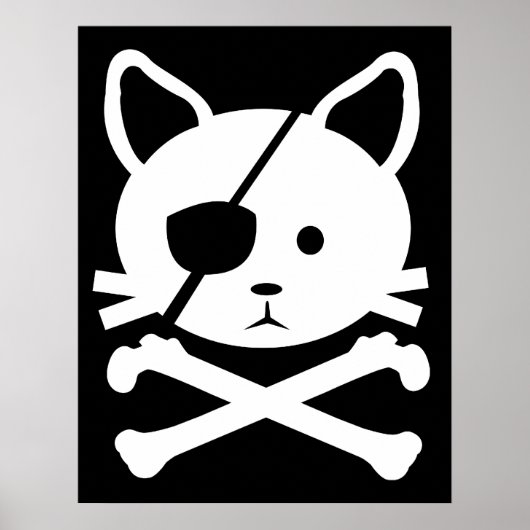 Cat Pirate Poster (Voorkant)