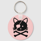 Cat Pirate Sleutelhanger (Voorkant)