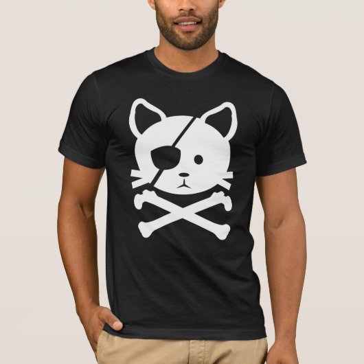 Cat Pirate T-Shirt (Voorkant)