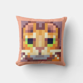 Cat, Pixel Art, pixelart Kussen