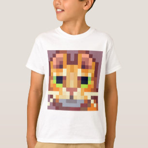 Cat pixel art,  t-shirt